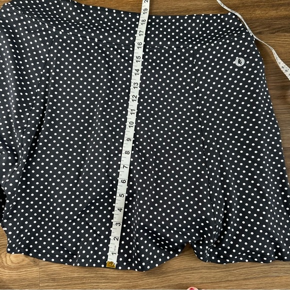 DONA JO Ultimate Skirt Skort Womens Size (4) XXL Black Polka Dot Golf Tennis - Picture 8 of 10